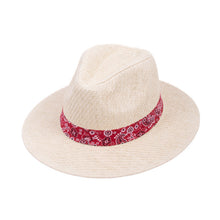 Load image into Gallery viewer, Westend Men’s Paisley Bandana Banded Fashion Fedora Hat –
