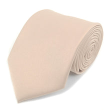 Load image into Gallery viewer, Umo Lorenzo Solid Satin Tie &amp; Matching Hanky Set – 3.25&quot; Poly Neck Tie
