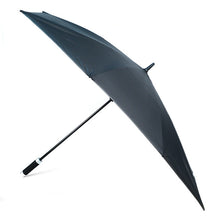 Load image into Gallery viewer, Parquet Extra Large Square Umbrella – 12-Rib Windproof Manual Open, Black
