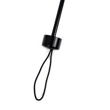 Load image into Gallery viewer, Parquet Black Telescopic Compact Umbrella – Auto-Open, Plastic Handle, 12&quot; Travel Size
