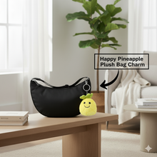 Load image into Gallery viewer, Happy Pineapple Plush Bag Charm
