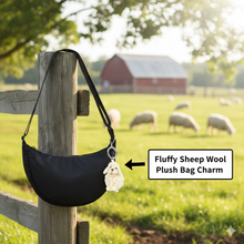 Load image into Gallery viewer, Fluffy Sheep Wool Plush Bag Charm
