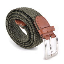 Load image into Gallery viewer, Men&#39;s Stretch Braided Woven Belts
