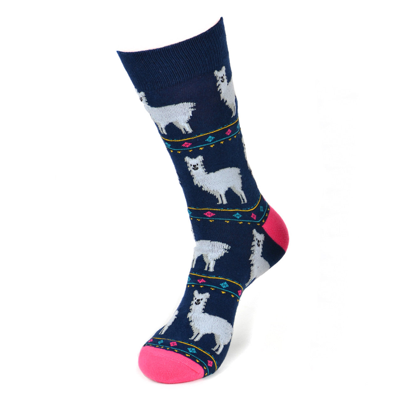 Men's Fun Pattern Crew Socks - Sizes 10-13