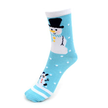 Load image into Gallery viewer, 3 Pairs Pack Ladies Christmas Holidays Crew Socks
