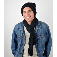 Load image into Gallery viewer, Men&#39;s Winter Knit Scarf and Hat Set
