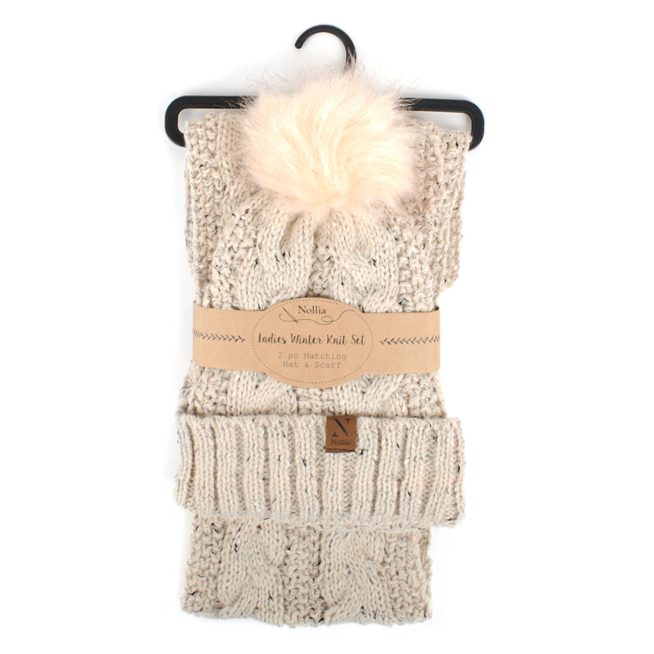 Women's Knit Hat & Infinity Scarf Set