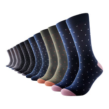 Load image into Gallery viewer, 12 Pairs Dress Socks - Assorted Prints and Styles
