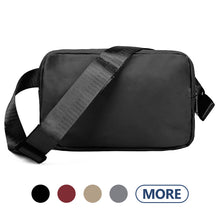 Load image into Gallery viewer, Solid Belt Bag - Multiple Inner Compartments - Crossbody Bag
