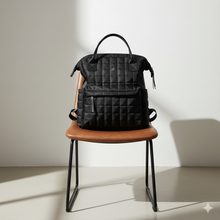 Load image into Gallery viewer, Nollia Ladies Square Quilted Commuter Backpack
