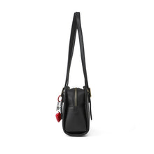 Load image into Gallery viewer, Lois Shoulder Bag with Hearts and Lock Charm
