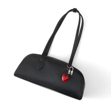 Load image into Gallery viewer, Constance Shoulder Bag with Heart and Lock Charm
