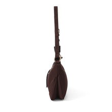 Load image into Gallery viewer, Sydnee Suede Shoulder Bag with Heart Mirror Charm
