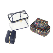 Load image into Gallery viewer, 4pc Fashion Chain Print Cosmetic Set
