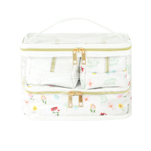 Load image into Gallery viewer, 4PC Wild Floral Print Cosmetic Set
