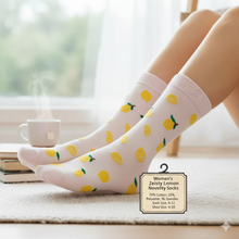 Load image into Gallery viewer, Nollia Women's Zeisty Lemon Novelty Socks
