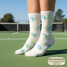 Load image into Gallery viewer, Nollia Women’s Tennis Novelty Socks
