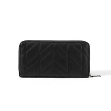 Load image into Gallery viewer, Ladies Chervon Quilt Zip Around Wallet
