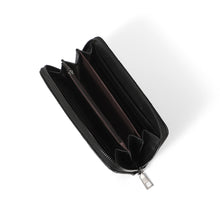 Load image into Gallery viewer, Ladies Chervon Quilt Zip Around Wallet
