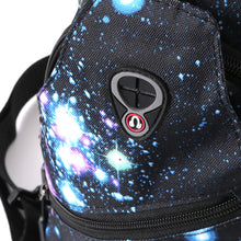 Load image into Gallery viewer, Novelty Sport Black Galaxy Sling Bag
