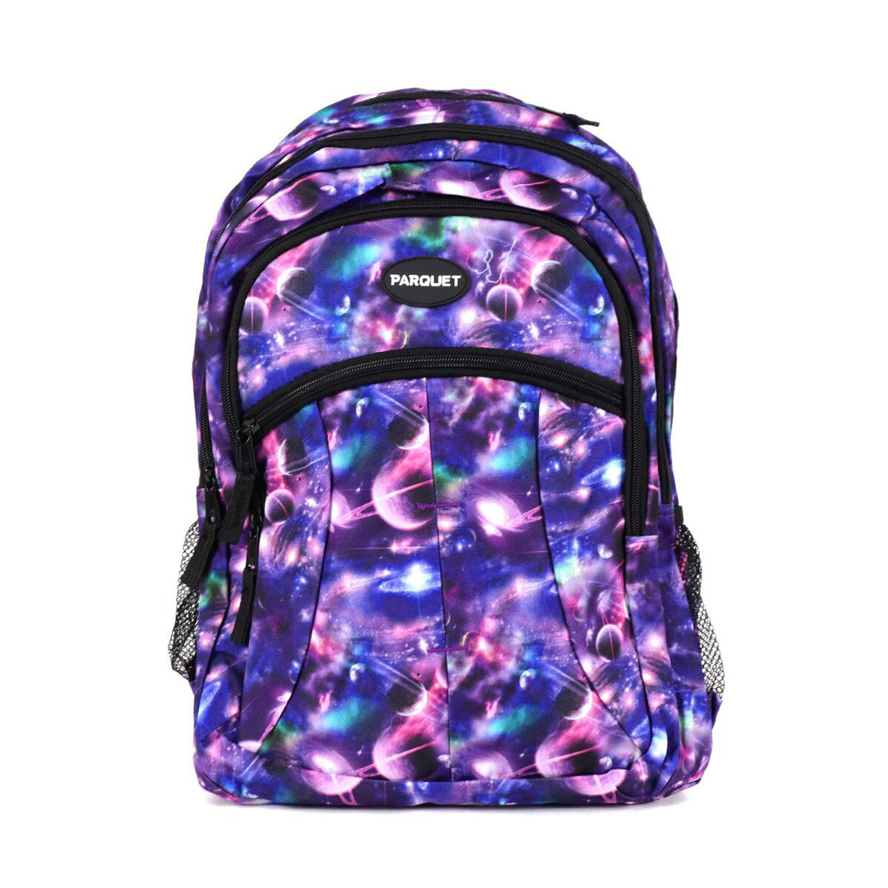 Parquet Space Pattern Novelty Backpack