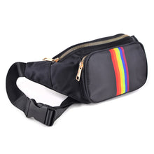 Load image into Gallery viewer, Nollia rainbow belt bag front view
