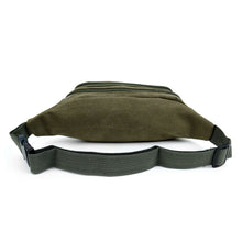 Load image into Gallery viewer, Olive Tactical fanny pack bottom view
