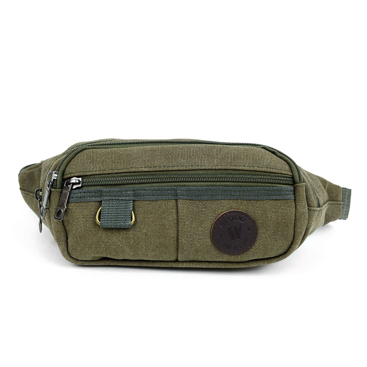 Olive Tactical fanny pack front view