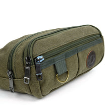 Load image into Gallery viewer, Olive Tactical fanny pack side view
