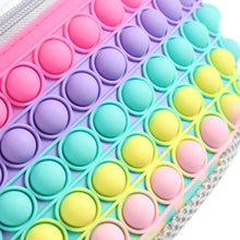 Load image into Gallery viewer, Rainbow bubble design on waist bag
