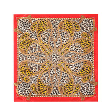 Load image into Gallery viewer, Satin Polyester Leopard Baroque Print Scarf
