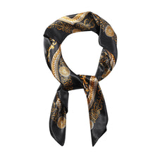Load image into Gallery viewer, Satin Polyester Rococo Print Scarf
