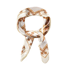 Load image into Gallery viewer, Satin Polyester Rococo Print Scarf
