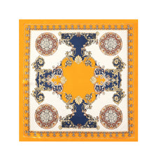 Load image into Gallery viewer, Satin Polyester Rococo Print Scarf
