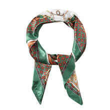 Load image into Gallery viewer, Satin Polyester Baroque Chain Print Scarf
