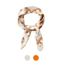 Load image into Gallery viewer, Satin Polyester Rococo Print Scarf
