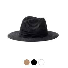 Load image into Gallery viewer, Ladies Wide Brim Straw Sun Hat

