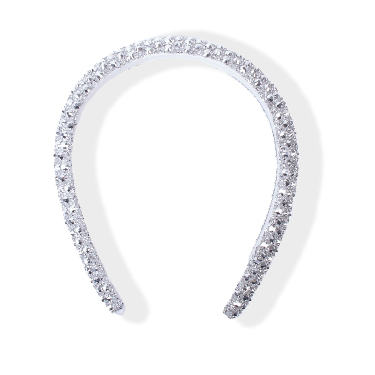 Nollia “C” Shaped Headband with Bling Rhinestones – Sparkling Fashion Hair Accessory