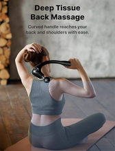 Load image into Gallery viewer, Woman using Parquet massage tool for shoulder pain relief
