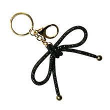 Load image into Gallery viewer, Nollia Mesh Bow Bag Charm – Elegant Keychain Accessory (5 Colors)
