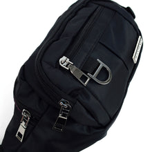Load image into Gallery viewer, black tactical fanny pack side view
