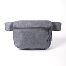 Load image into Gallery viewer, gray Westend unisex small fanny pack  front view
