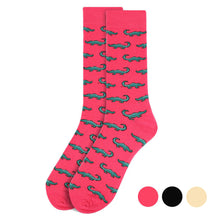 Load image into Gallery viewer, Men's Alligator Novelty Socks
