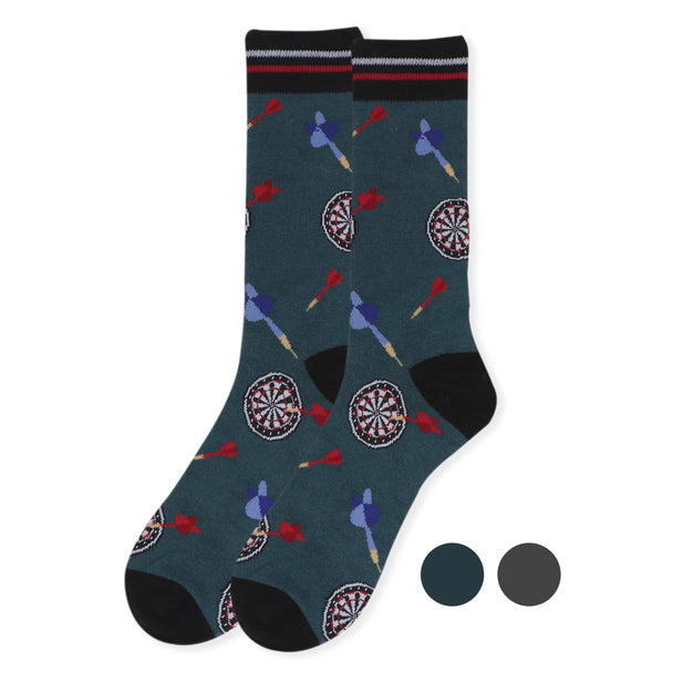 Men's Socks - Novelty Throwing Dart Socks