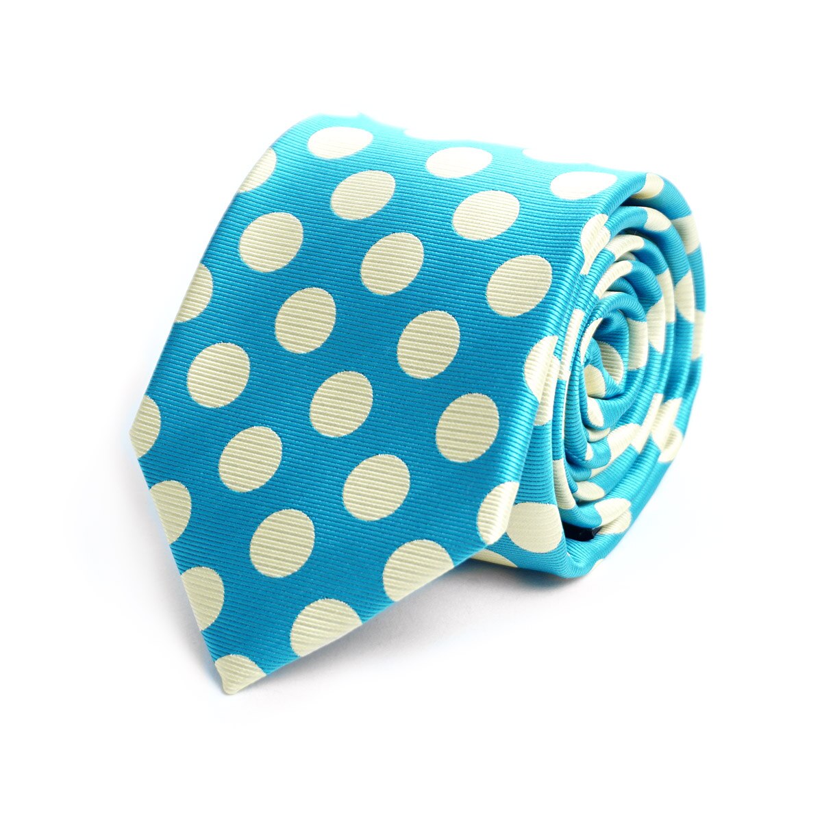 Tie - Polka Dots Microfiber Poly Woven